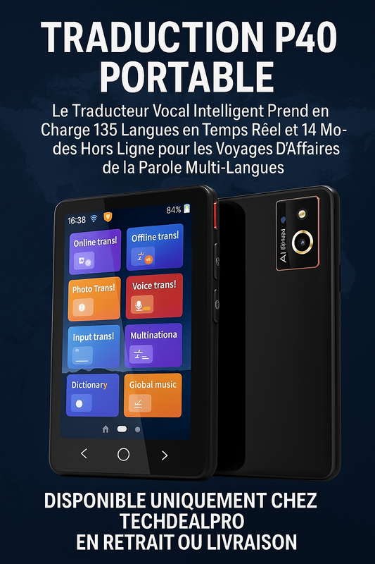 Traducteur Vocal Intelligent Portable – Traduction Instantanée Multilingue