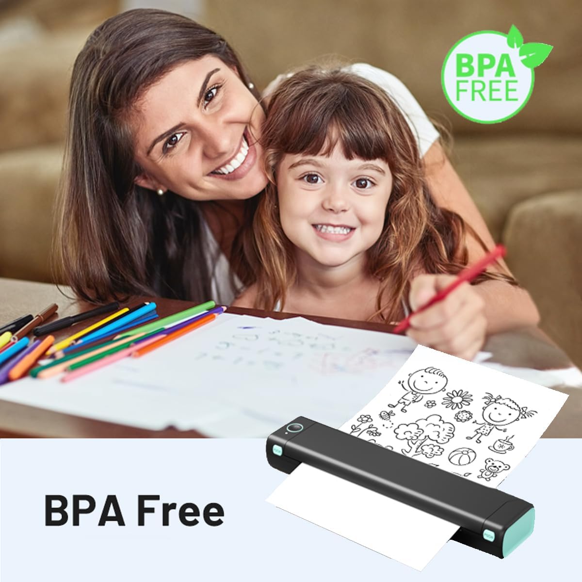 Papier Thermique à Séchage Rapide A4 pour Imprimante Portable