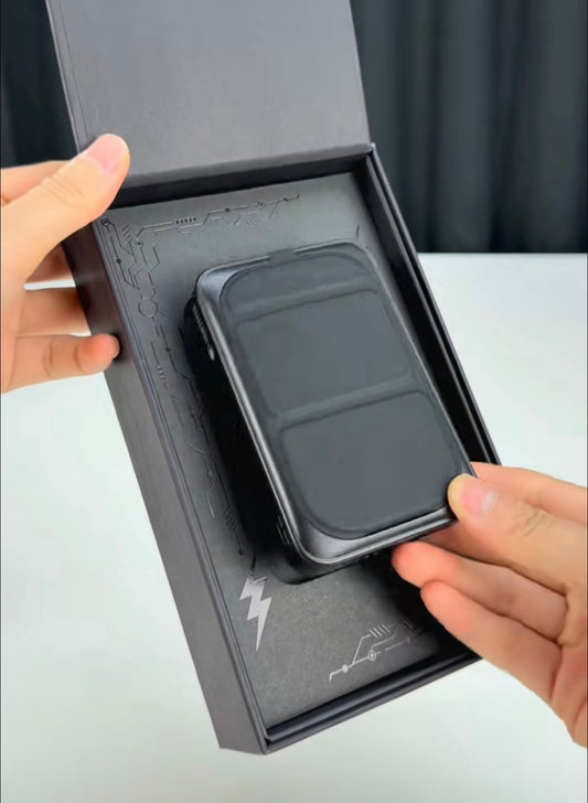 Batterie externe magnétique 10000mAh avec support – Charge rapide 20W compatible iPhone, AirPods & Apple Watch