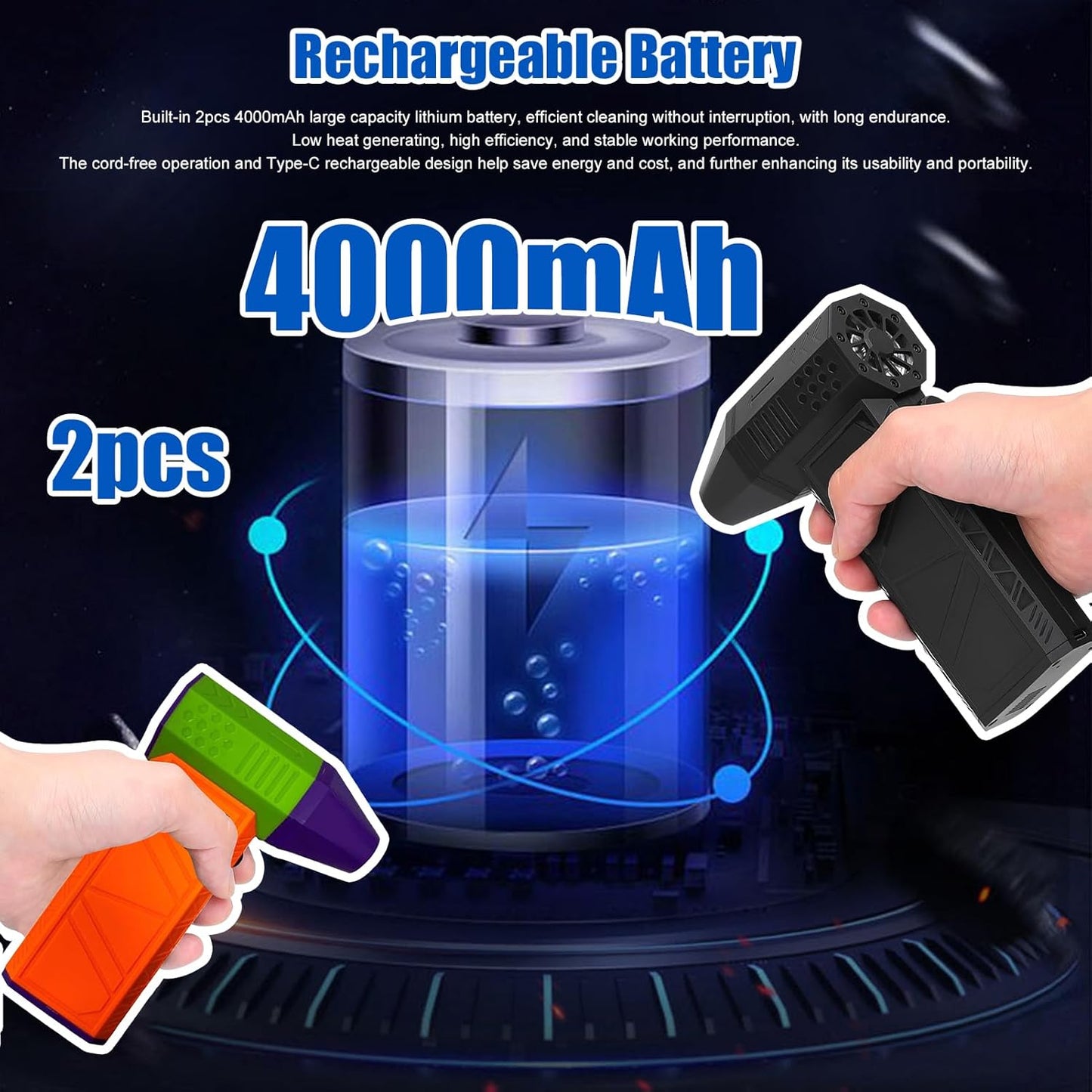 Irfora Ventilateur portatif X6 Jet Fan