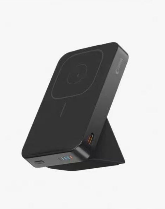 Batterie externe magnétique 10000mAh avec support – Charge rapide 20W compatible iPhone, AirPods & Apple Watch