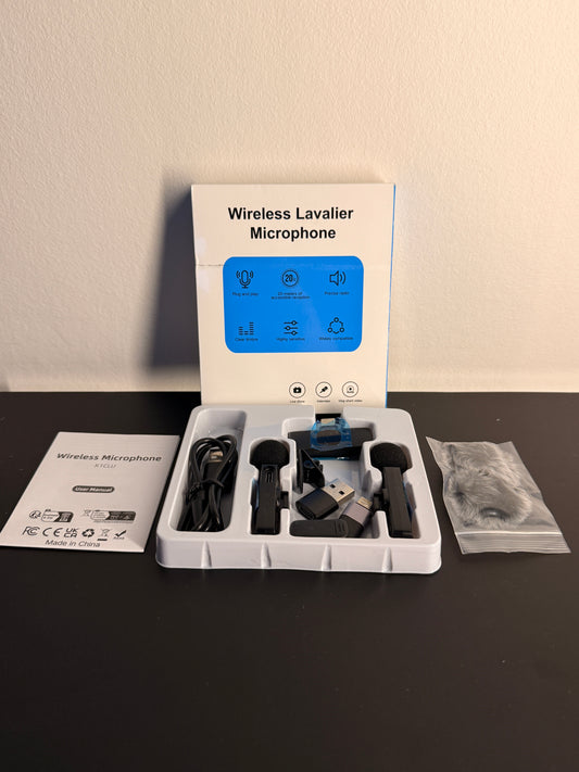 🎤 Micro Cravate Sans Fil – Qualité Pro en 1 Clic